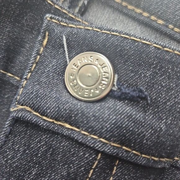 Dorabella Basic Chic Stretch Denim/Cotton Twill, Dark Blue Ankle, Rhinestone 44 - Picture 12 of 15